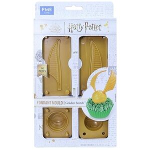 PME Harry Potter Fondant Mould, Set of 4, Quidditch Golden Snitch
